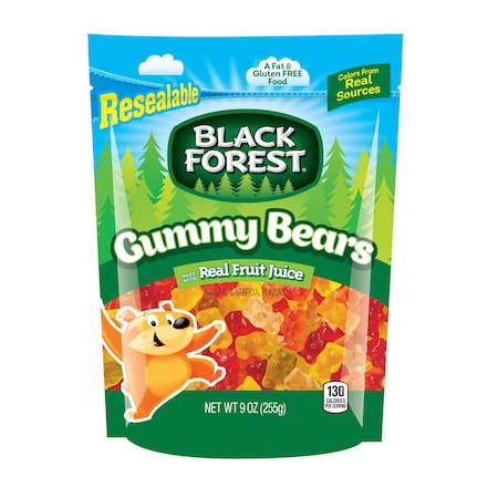 Black Forest Black Forest Gummy Bears 9 oz., PK6 1555